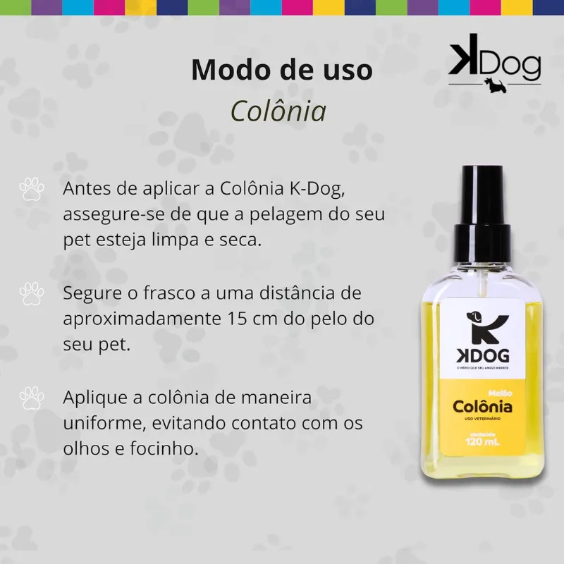 Kdog Colônia Melão 120 ml