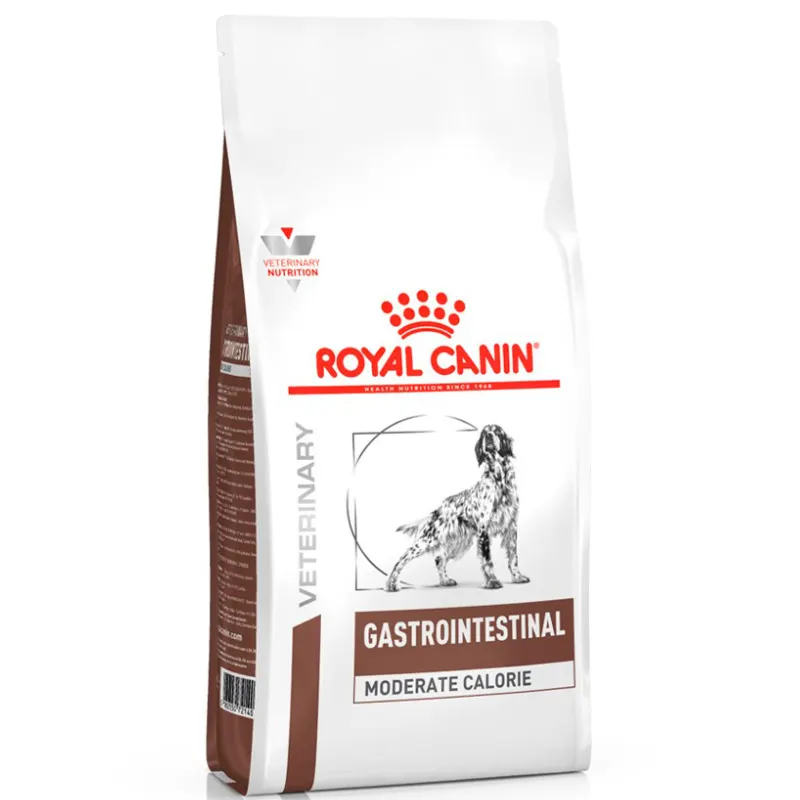 Ração Royal Canin Veterinary Gastrointestinal Moderate Calorie para Cães Adultos 2 Kg
