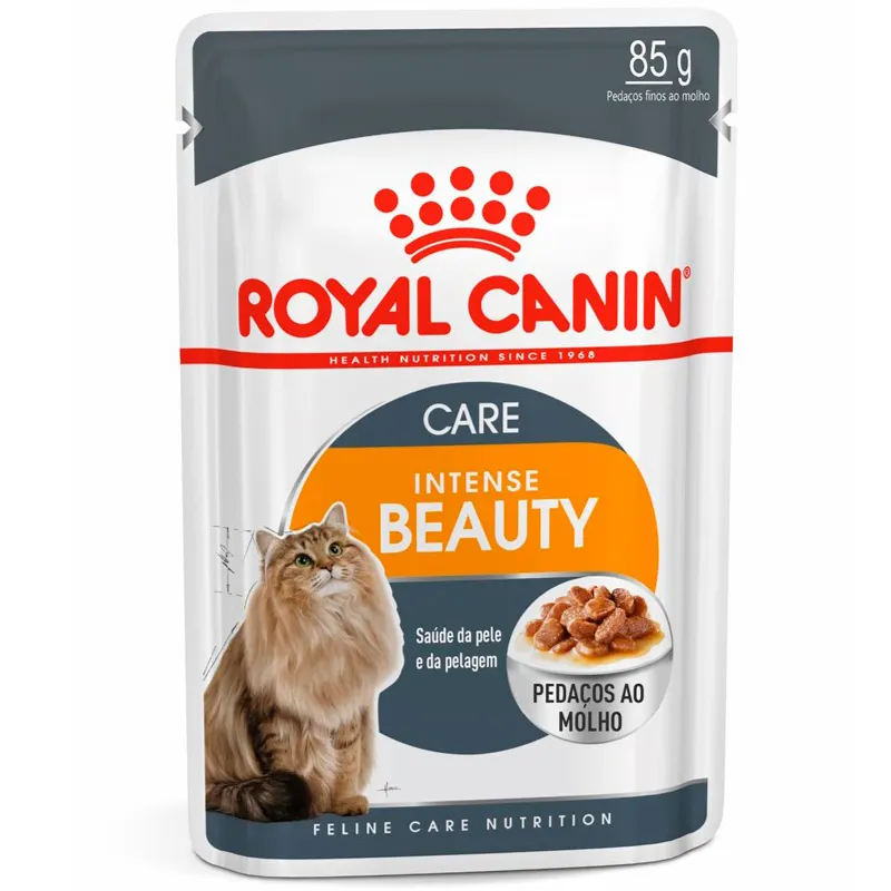 Ração Úmida Royal Canin Intense Beauty para Gatos Adultos 85g