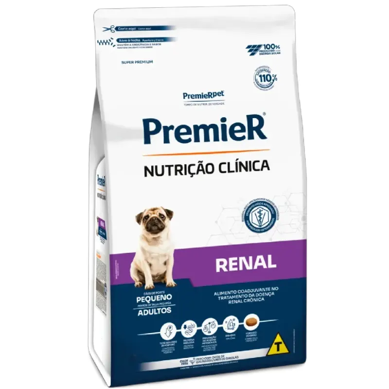 Premier Renal Ração Nutrição Clínica Cães Adultos Raças Pequenas