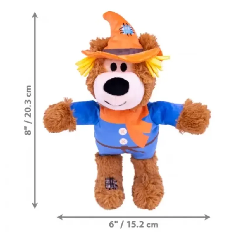 Kong HAlloween Wild Knots Scarecrow Bear Pequeno/Médio
