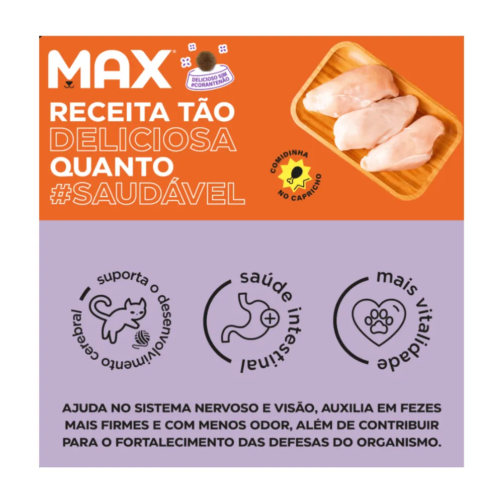 Ração Max para Gatos Filhotes Frango 20 kg