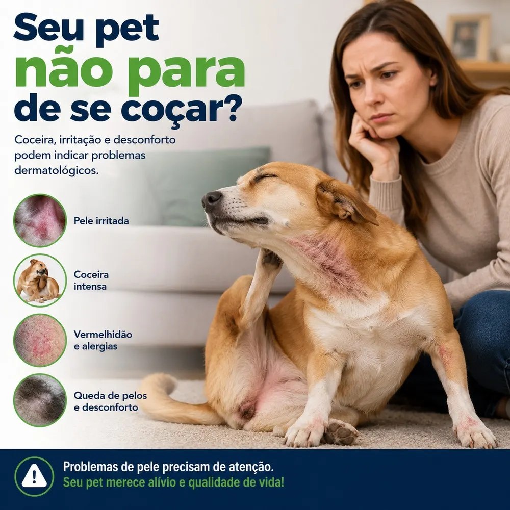 Coleira Dermatológica Atopivet 75 cm Dechra para Cães e Gatos a Partir de 7 Kg
