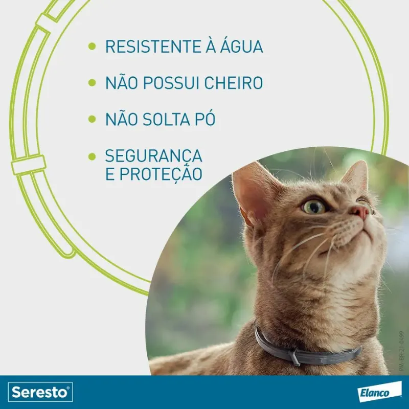 Coleira Seresto para Cães e Gatos até 8 Kg