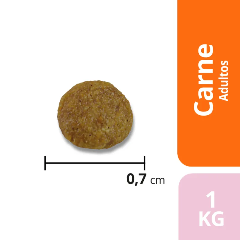 Ração Max Gato Adulto Carne 10kg pc indiv 1kg