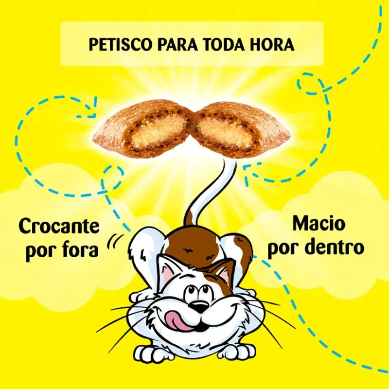 Petisco Dreamies Frango Para Gatos Adultos 40 g