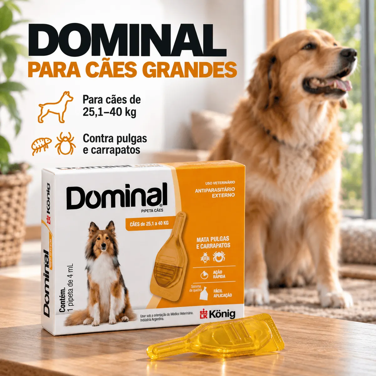 DOMINAL PIPETAS CAES 25,1 ATE 40 KG 4 ML