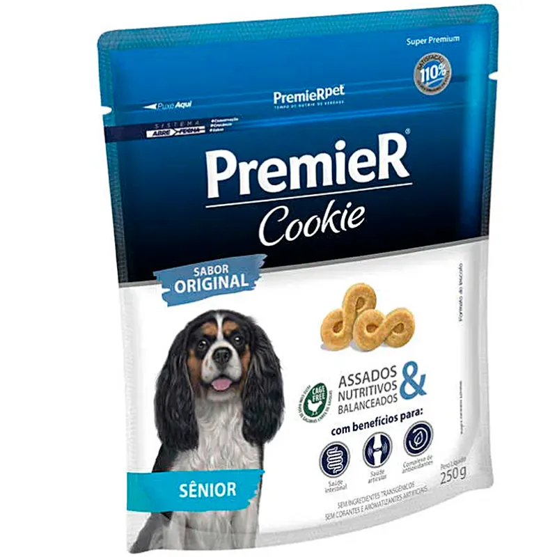 Premier Cookie Cães Adultos Sênior 250 g