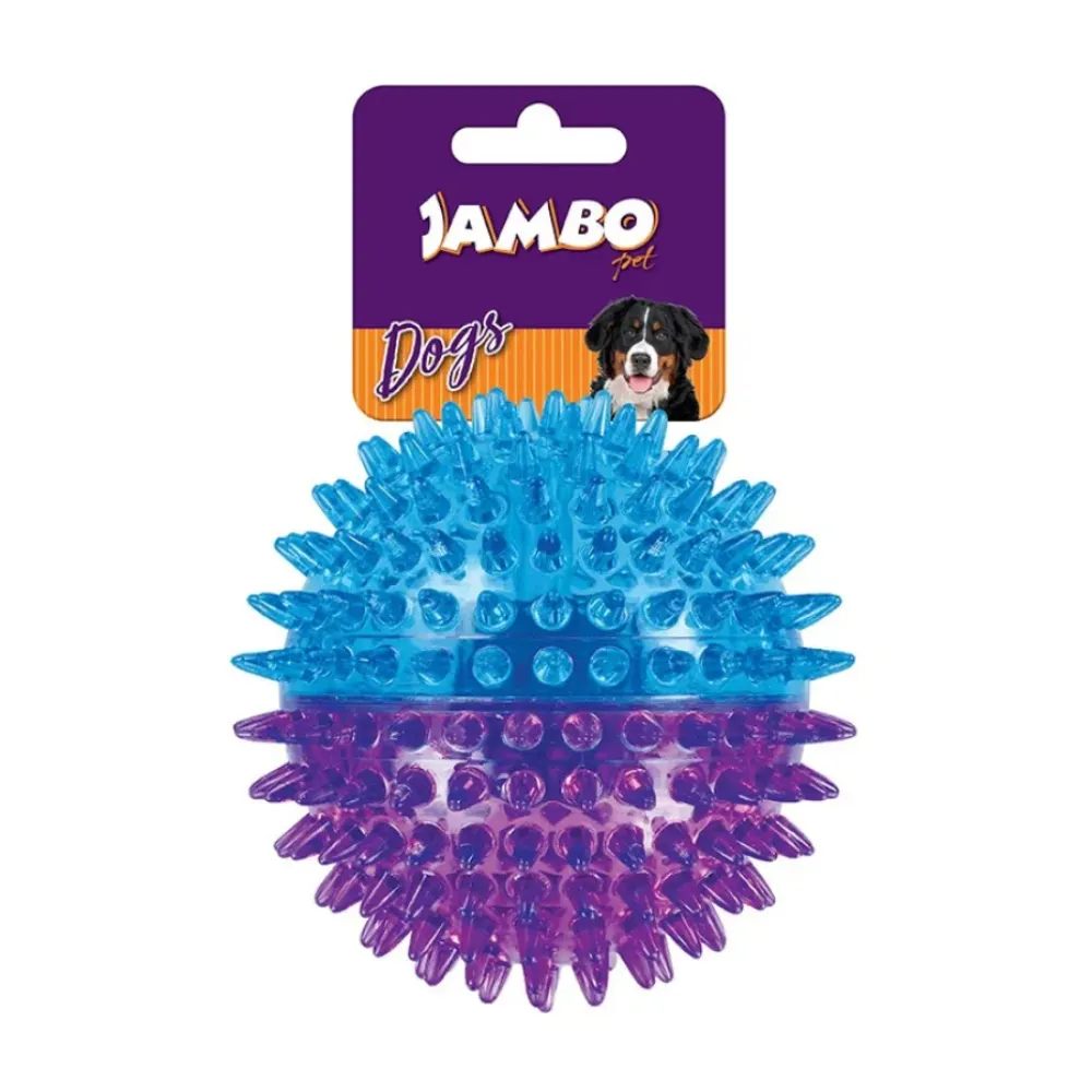 Brinquedo de Cachorro Bola Espinho Dual Color Grande