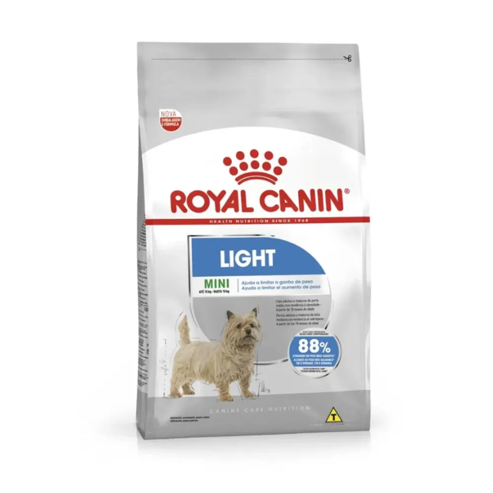 Ração Royal Canin Mini Light para Cães Adultos Porte Pequeno 1 Kg