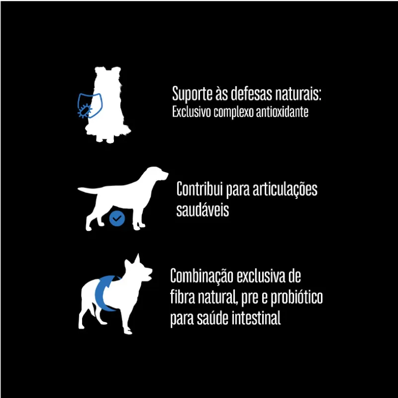 Ração Equilíbrio para Cães Adultos de Grande Porte Sabor Frango 15 Kg