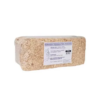 Serragem Prensada para Roedores 900g