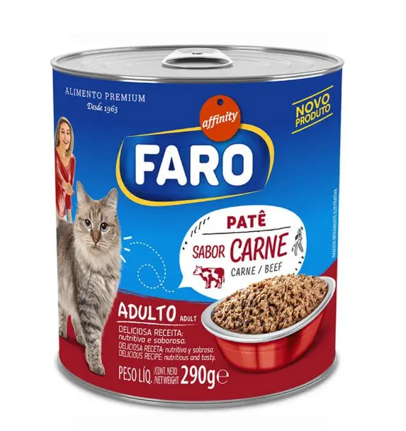 Faro Lata Gatos Carne - 290g