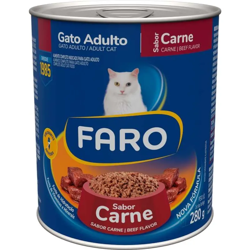 Faro Lata Gatos Carne - 290g
