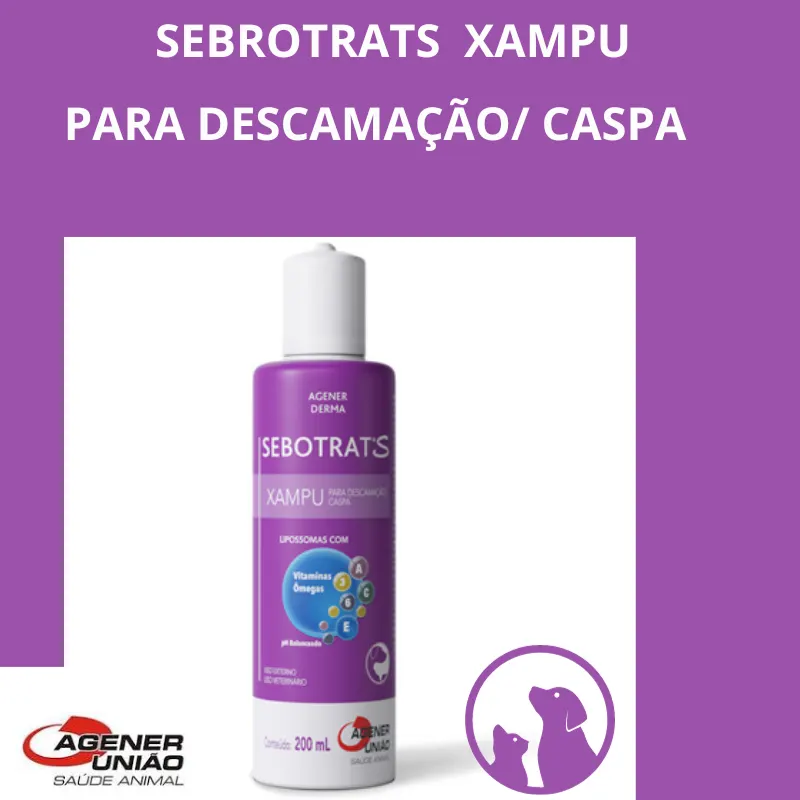 Shampoo Agener União Sebotrat S 200ml