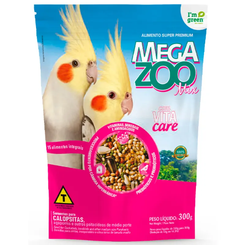Ração Megazoo Max Vita Care Calopsita 300 g