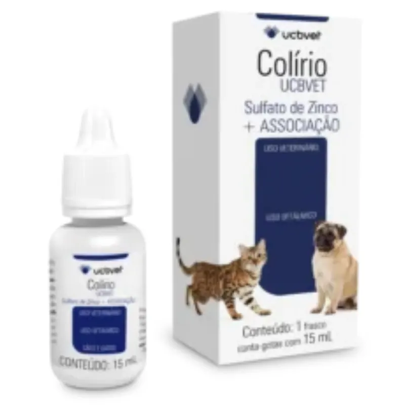 Colírio UCB Vet para Cães e Gatos 15 ml
