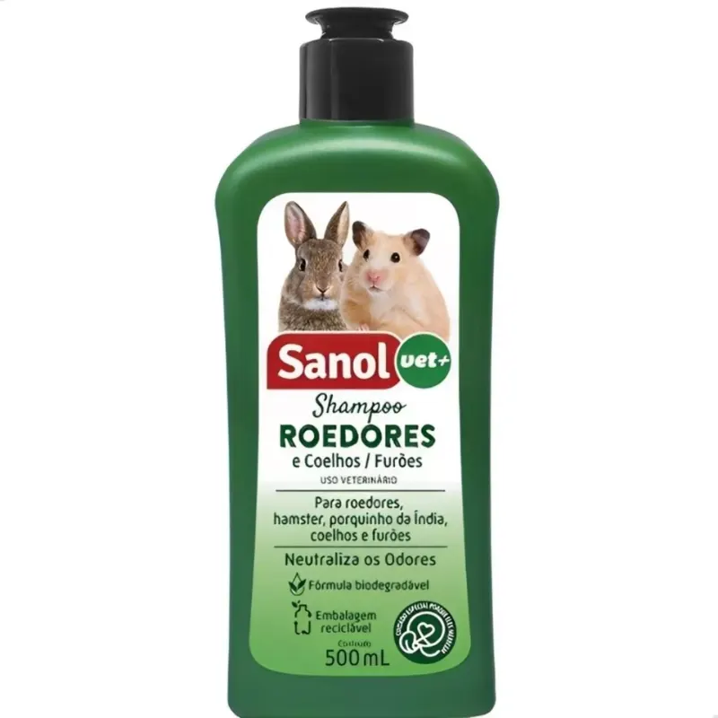 Shampoo Sanol Vet Roedores 500 ml