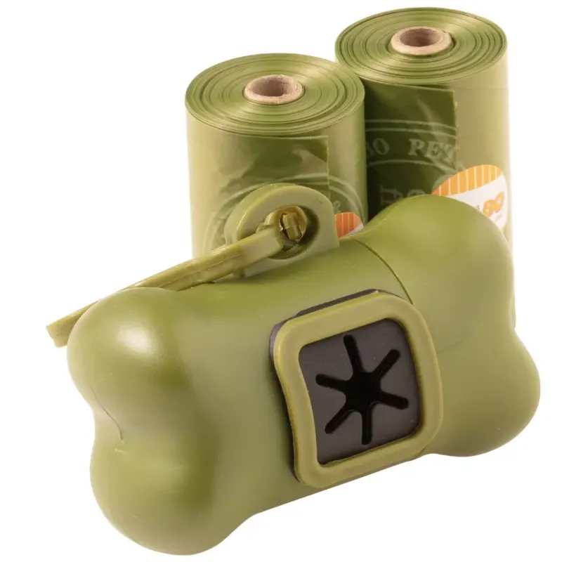 Kit Jambo Porta Saco Bio Eco Green 2 Rolos