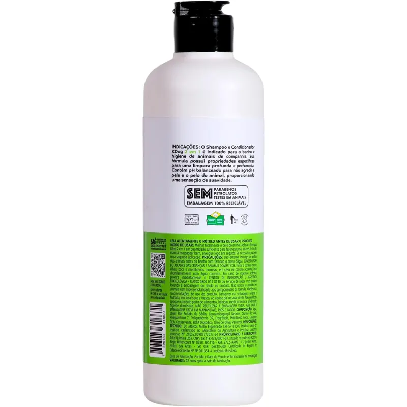Kdog Shampoo e Condicionador 500 ml