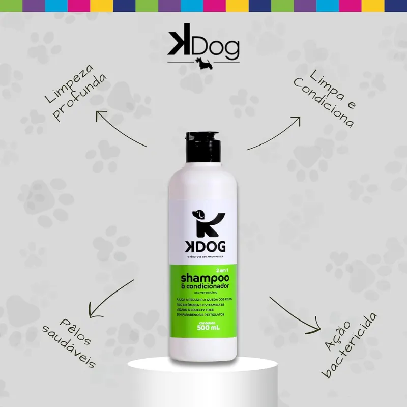 Kdog Shampoo e Condicionador 500 ml