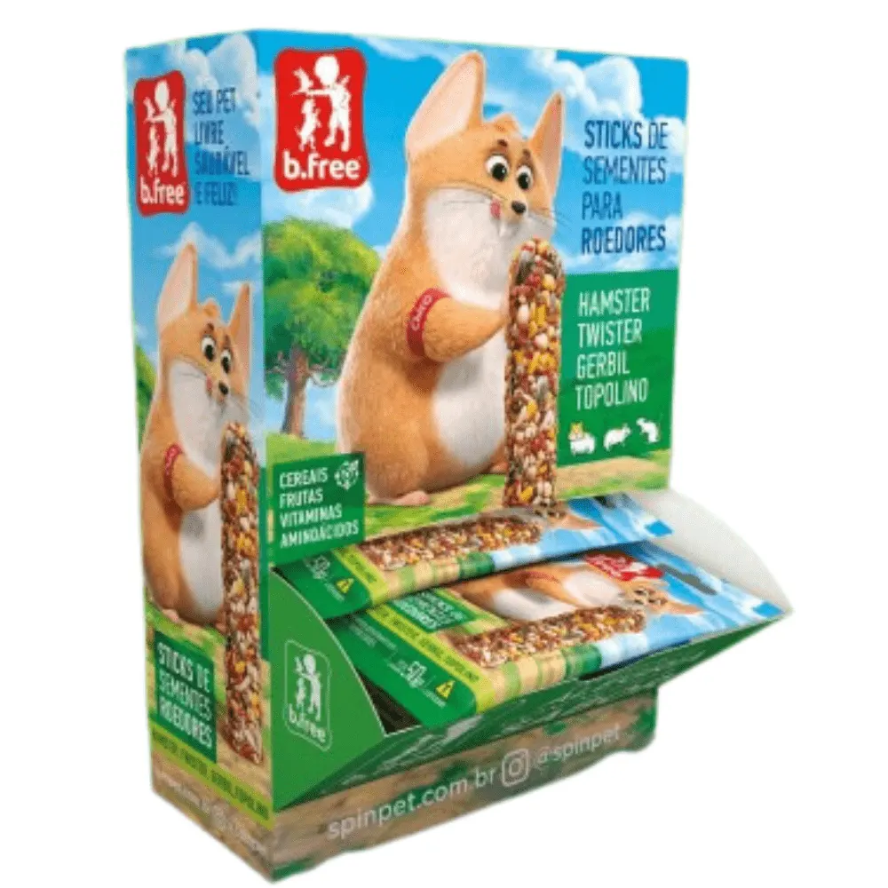 Petisco para Roedores B.Free Sticks de Sementes 40g