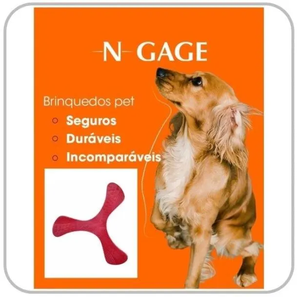 Brinquedo P/ Pet Cachorros Mordedor N-gage Propeller Regular