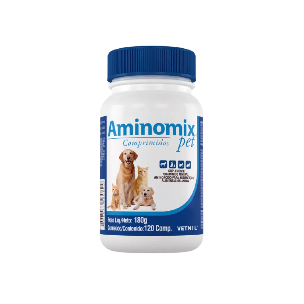 Aminomix Pet 120 Comprimidos Vetnil