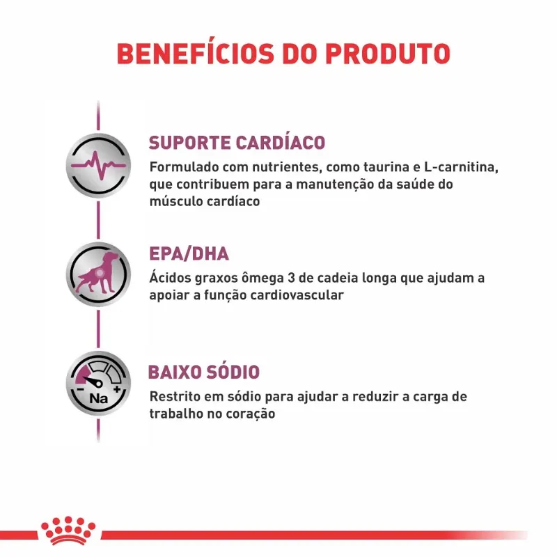 Ração Royal Cardiac Cães Adultos Problemas Cardíacos 2kg