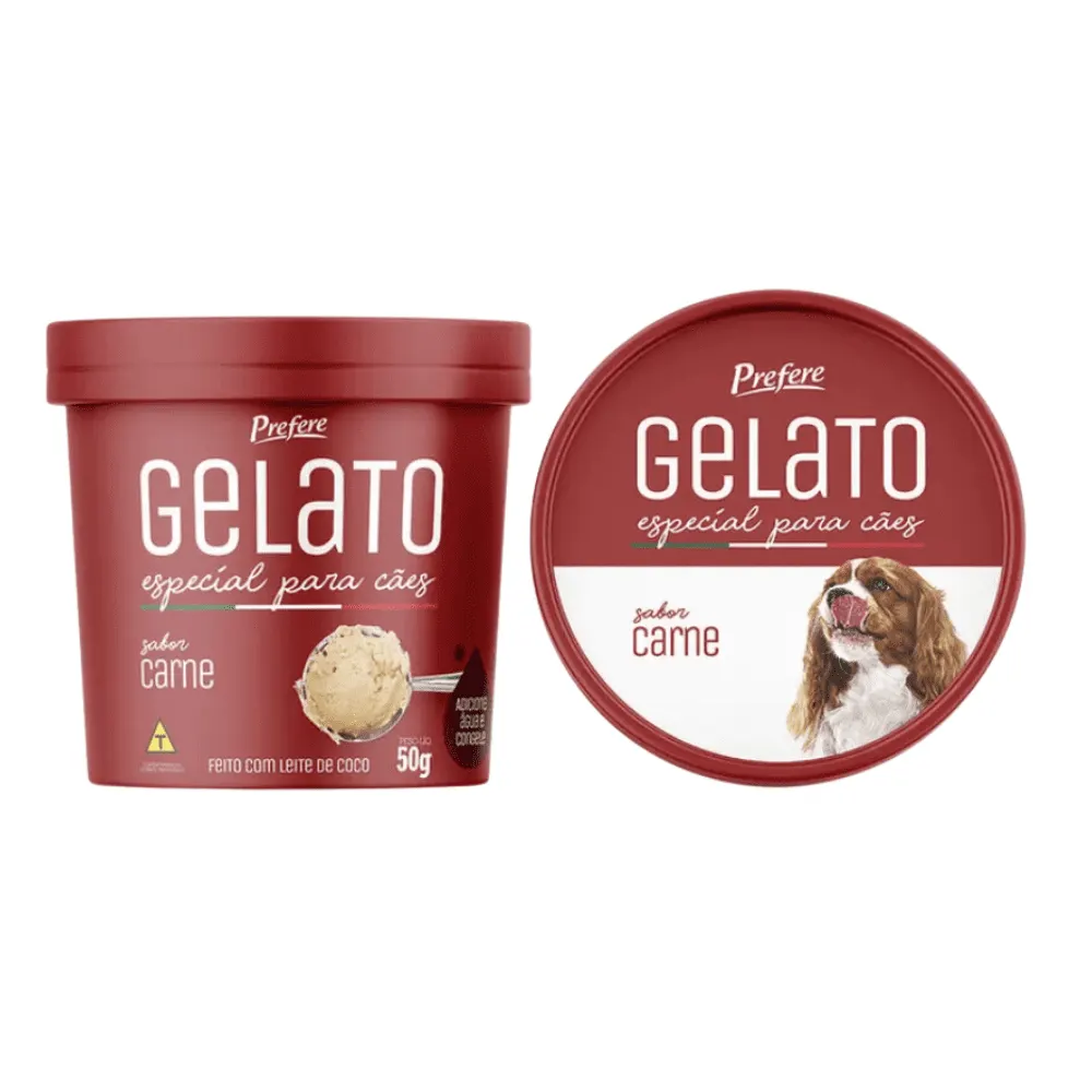 Gelato para Cães Carne Prefere 50g