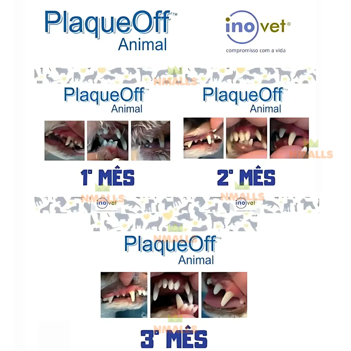 Plaqueoff Inovet 40 g com Colher Dosadora
