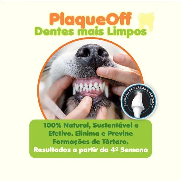 Plaqueoff Inovet 40 g com Colher Dosadora