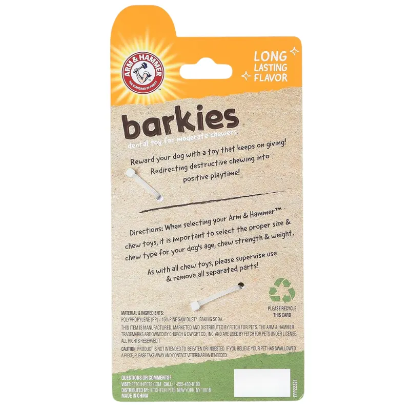 Arm & Hammer Barkies Ring Brinquedo Dental para Cães