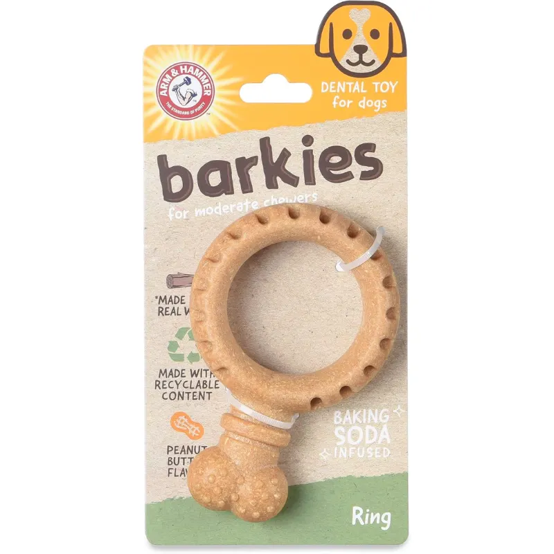 Arm & Hammer Barkies Ring Brinquedo Dental para Cães