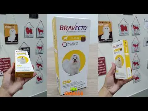 Bravecto 112,5mg  Antipulgas e Carrapatos para Cães de 2 a 4,5kg