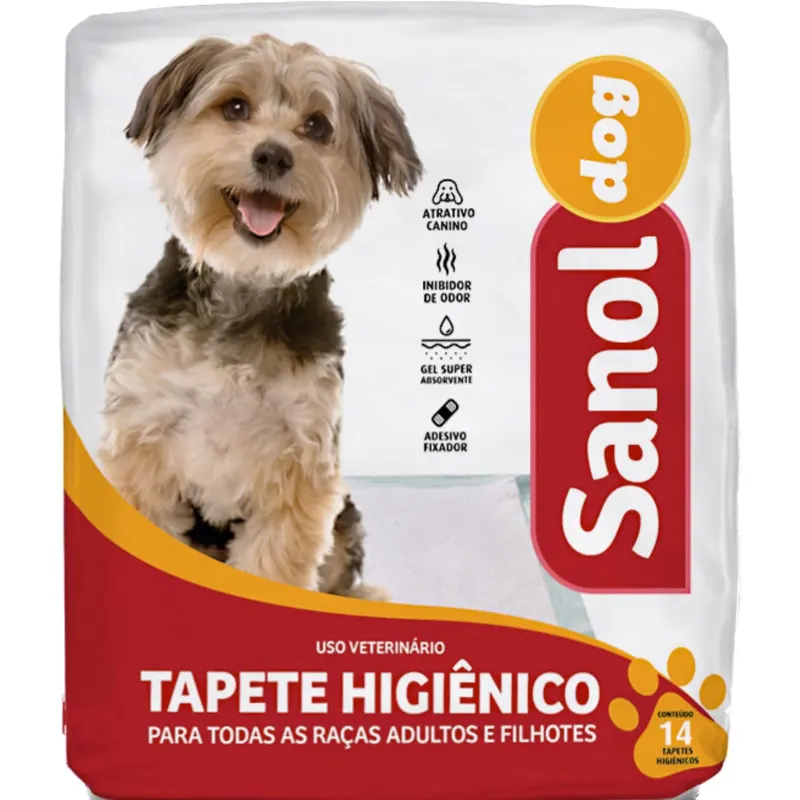 Tapete Higiênico Sanol Dog 14 Unidades