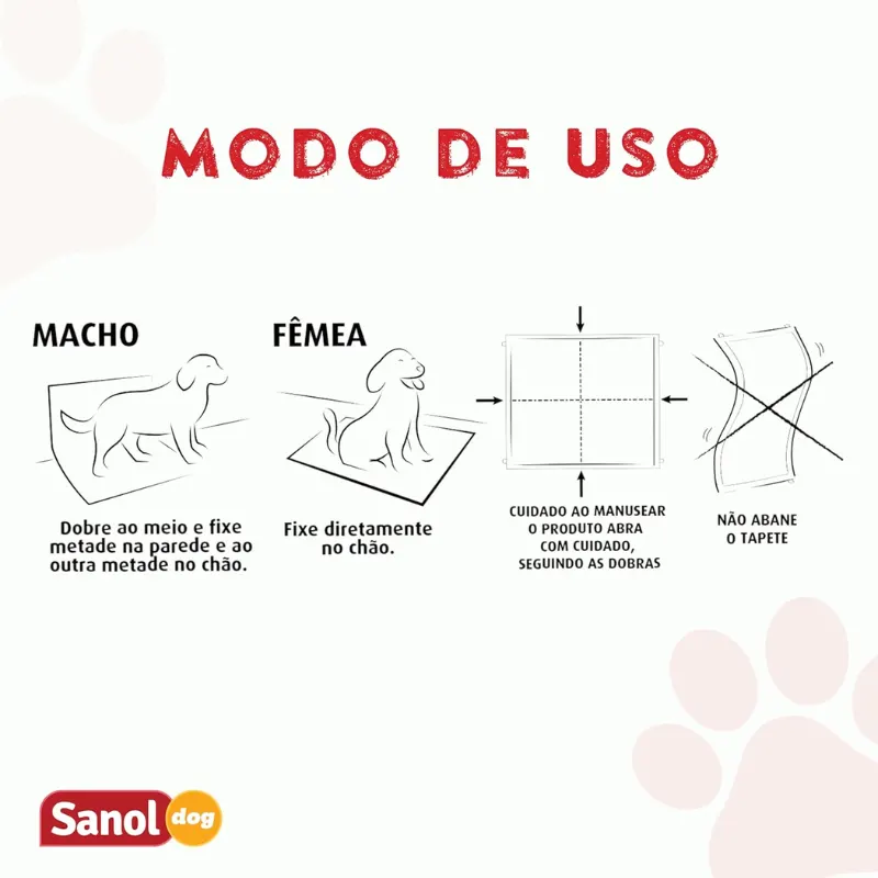 Tapete Higiênico Sanol Dog 14 Unidades