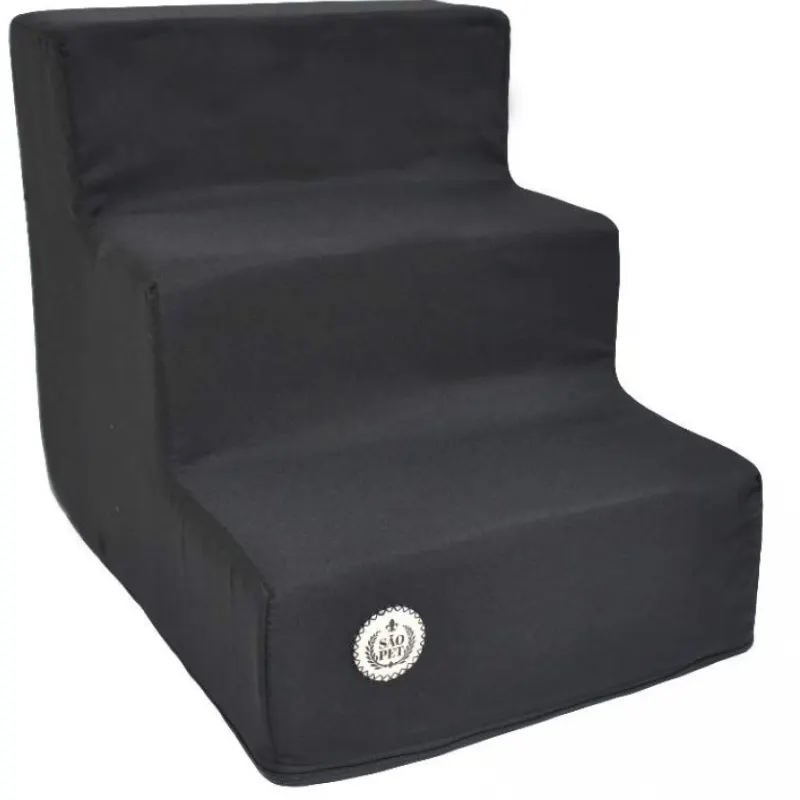 Escada São Pet Alg Ziper Preto