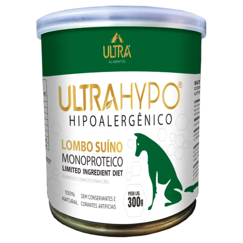 Ração Úmida Ultra Hypo Hypoalergenico 300 g
