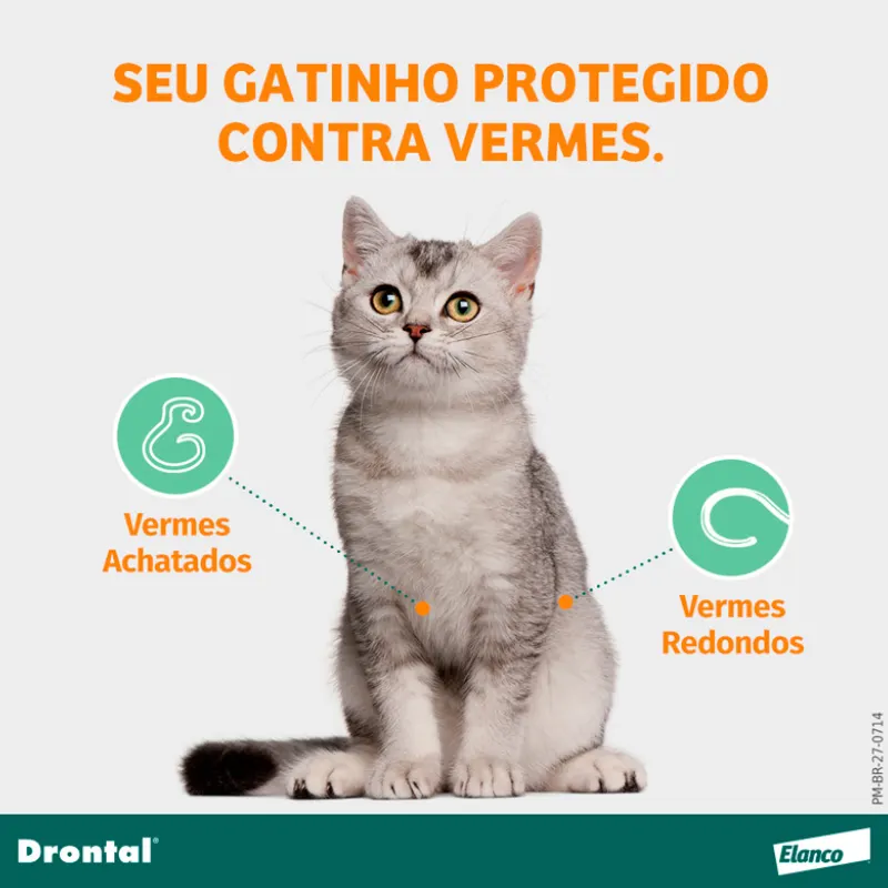 Vermífugo Drontal para Gatos Spot-On 0,35 ml