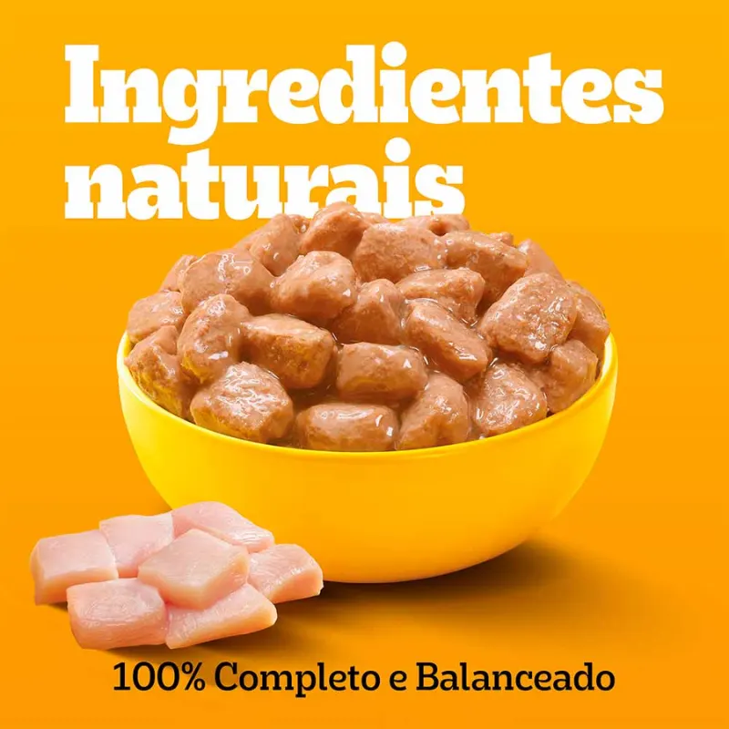 Pedigree Sachê Frango Molho Cães Adultos Raças Pequenas 100g