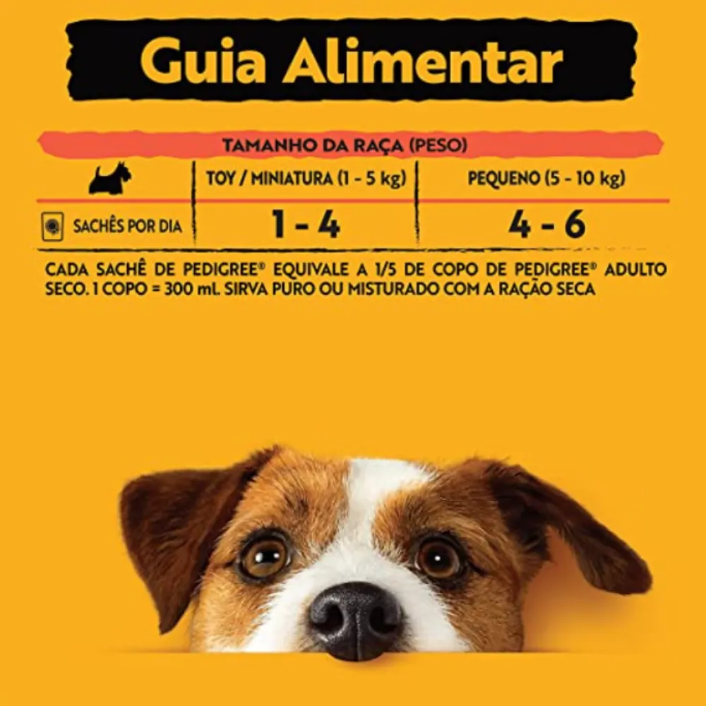 Pedigree Sachê Frango Molho Cães Adultos Raças Pequenas 100g