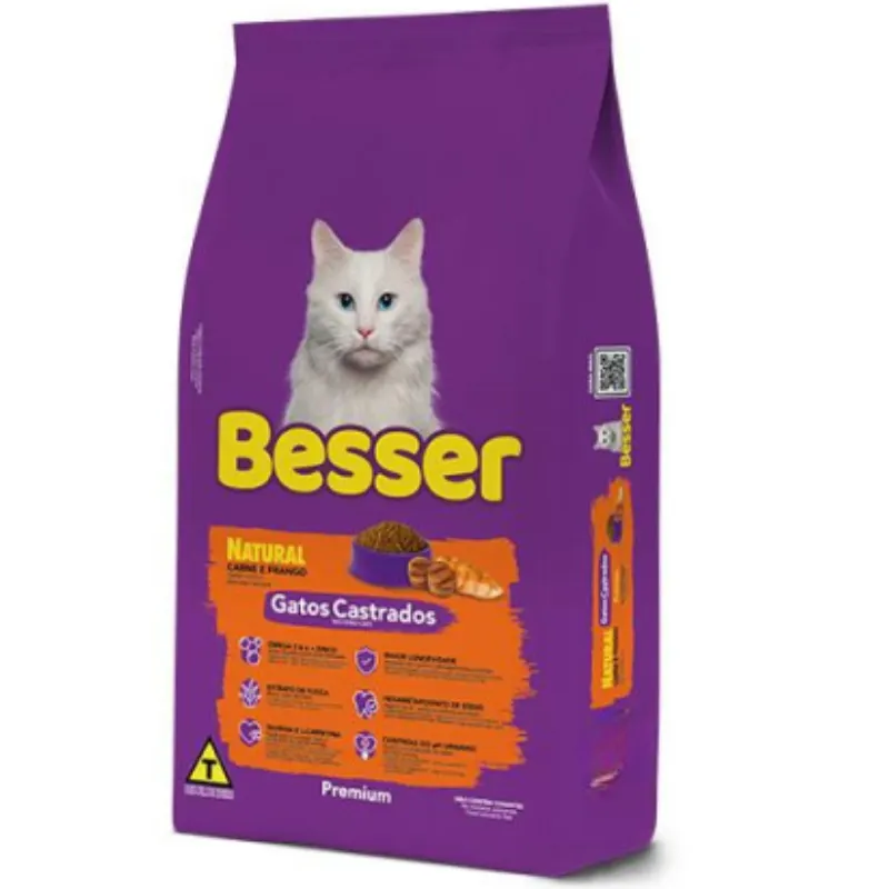 Ração Besser Natural para Gatos Castrados