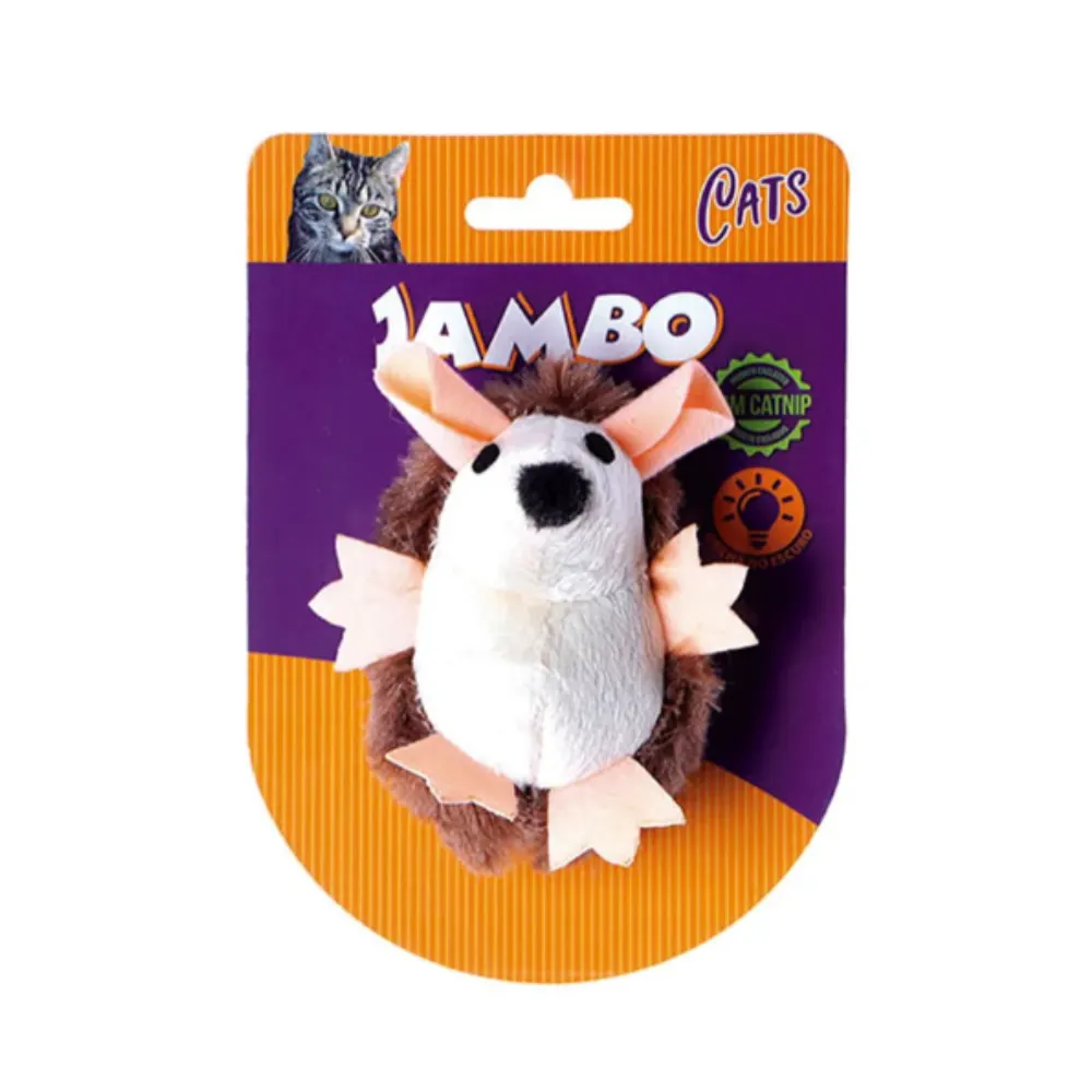 Brinquedo Jambo Ouriço Brilhante Para Gatos