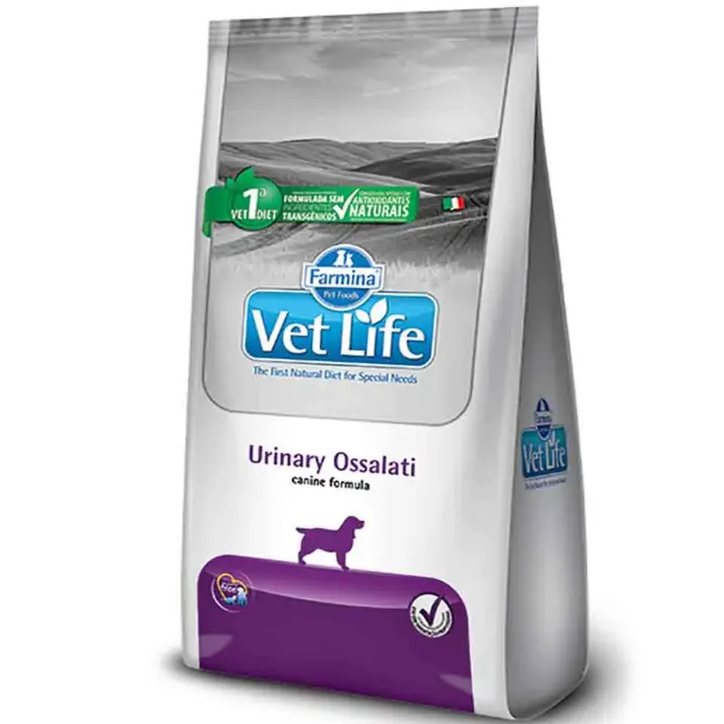 Ração Vet Life Natural Canine Urinary Ossalati 10,1kg