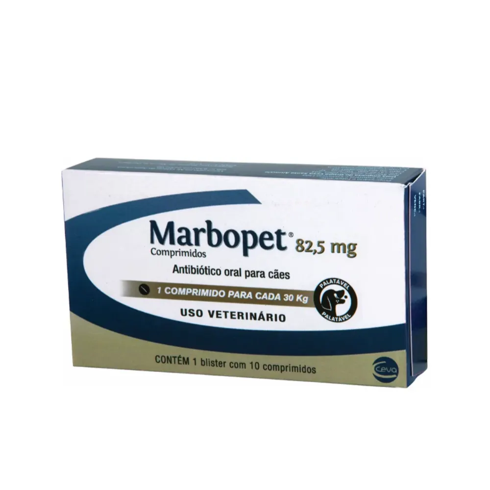 Marbopet Ceva 82,5mg 10 Comprimidos