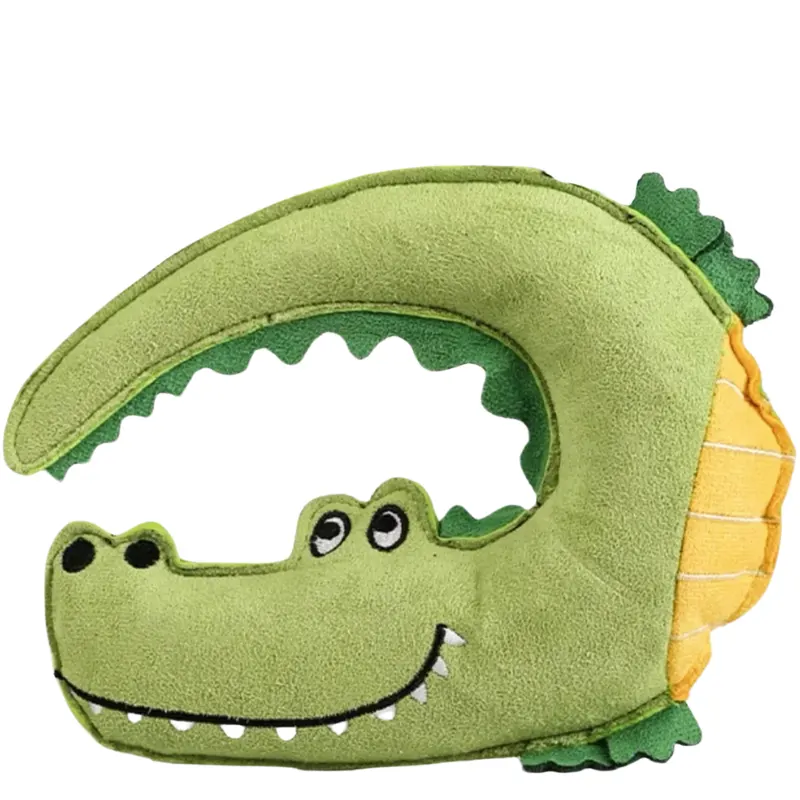 Brinquedo Q Monster Zoológico Suede Crocodilo