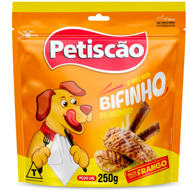 Petisco Petiscão Palito Mastigável Frango 250 g