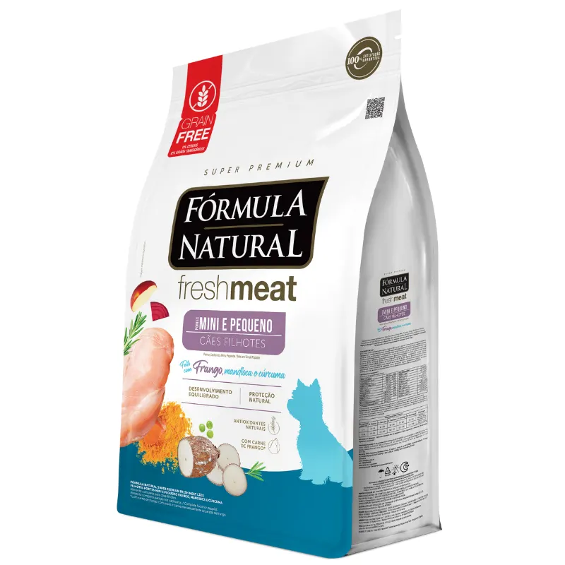 Formula Natural Fresh Meat Filhotes Mine e Pequeno 10,1 Kg