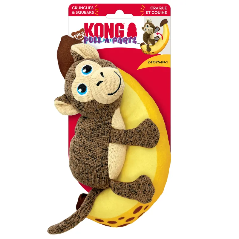 Kong Pull-A-Partz Pals Monkey Médio